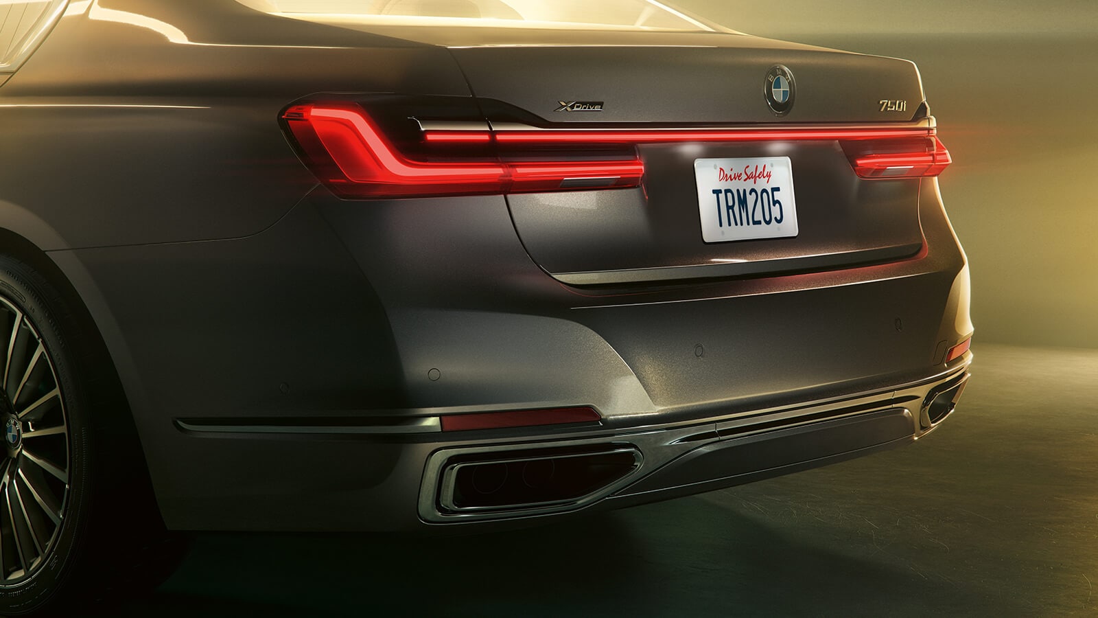 2020 BMW 7 Series 750i xDrive Rear Exterior Detail 2020 BMW 7 Series 750i xDrive Rear Exterior Detail